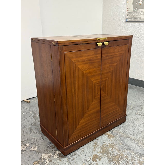 2020s Crate & Barrel Maxine Bar Cabinet For Sale - Image 5 of 12