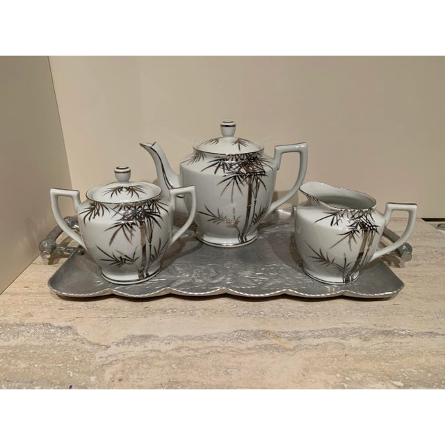 Vintage Mid-Century Asian Porcelain Tea Set - 4 Pieces For Sale - Image 13 of 13