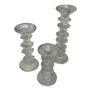 Littala Festivo Candle Holders - Set of 3 For Sale