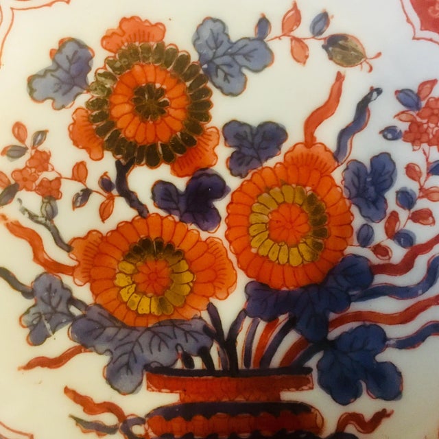 Imari Porcelain Vintage Imari Low Bowl For Sale - Image 4 of 7