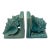 Vintage Italian Majolica Seashells Bookends For Sale