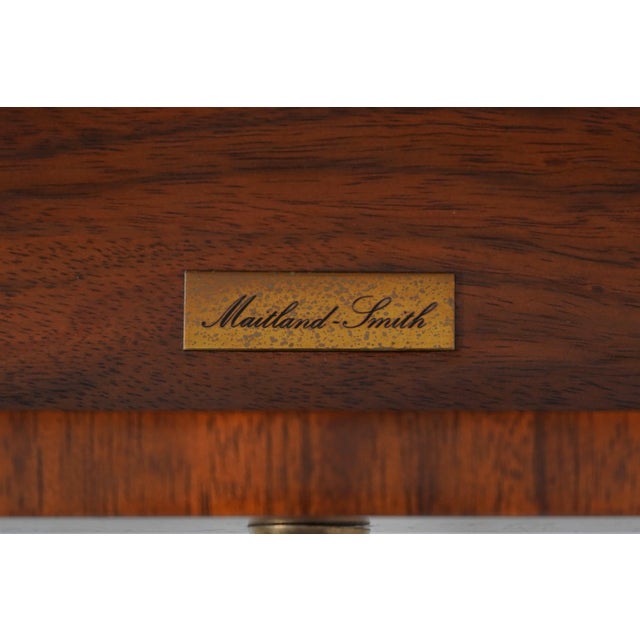 Maitland Smith William & Mary Walnut Highboy Chest For Sale - Image 12 of 12