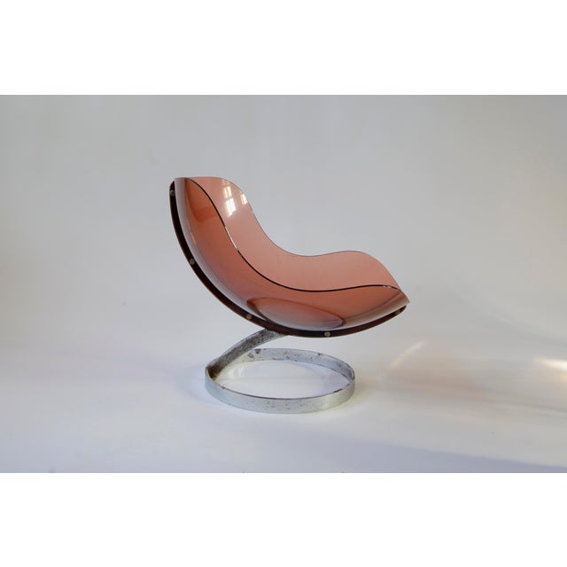 Mid-Century Modern Sphere Lounge Chair by Boris Tabacoff for Mobilier Modulaire Moderne, France, 1971 For Sale - Image 3 of 7