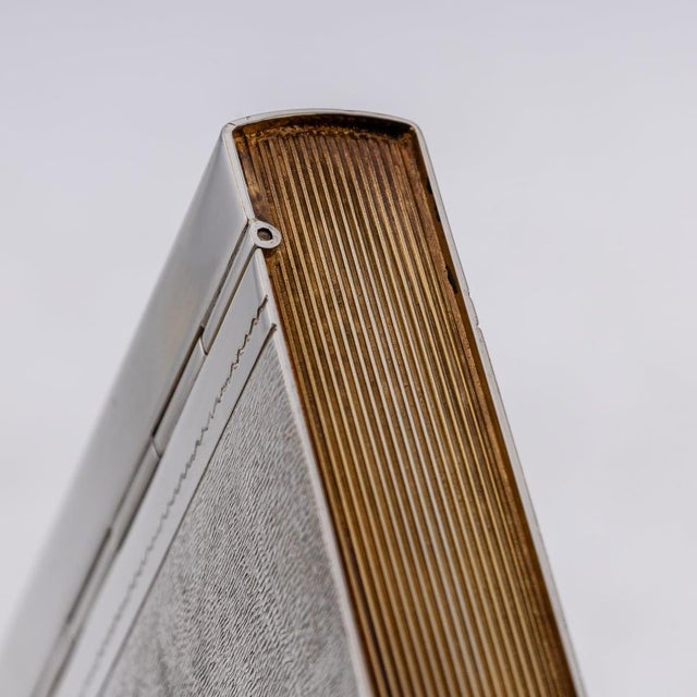 Vintage English Silver Book Shaped Cigar Box, 2015 For Sale - Image 4 of 18