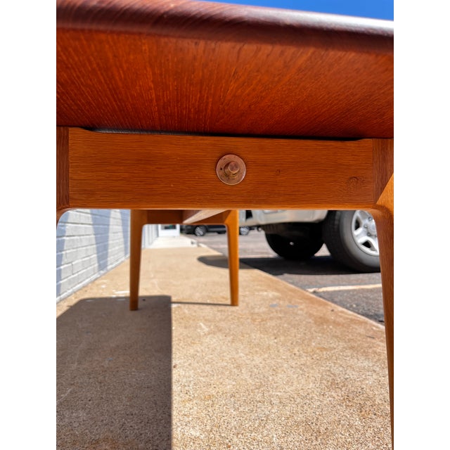 Mid 20th Century Hans Wegner at-11 Teak Coffee Table for Andreas Tuck For Sale - Image 9 of 12