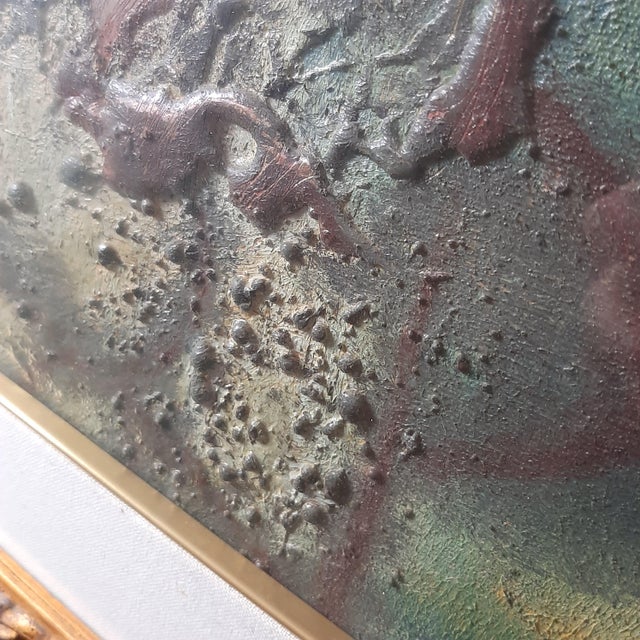 Mario Ranieri, Son of Fire, 20th Century, Oil on Canvas For Sale - Image 7 of 17