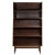 A sleek and very attractive example of Johannes Sorth's adjustable bookcase executed in ebonized oak and oak veneers....