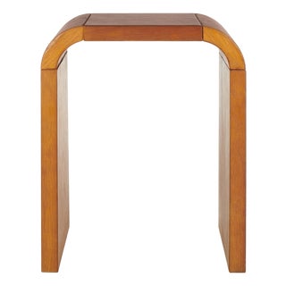 Liasonya Curved Waterfall Accent Table in Natural For Sale