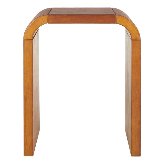 Liasonya Curved Waterfall Accent Table in Natural For Sale