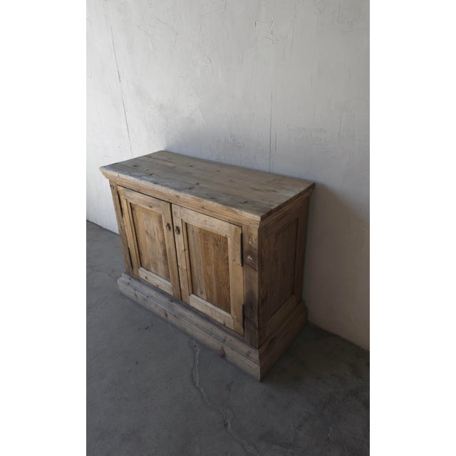 Antique Rustic European Distressed Wood Cabinet For Sale In Las Vegas - Image 6 of 13