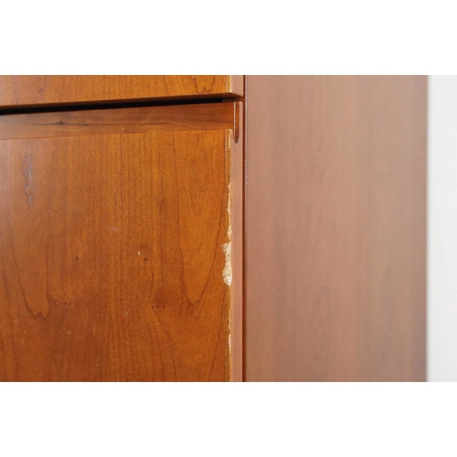 Late 20th Century Contemporary 3 Drawer Wood Office Filing Cabinet For Sale - Image 5 of 12