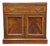 Dixie Furniture Banded Mahogany Traditional Style 68" Flip-Top Server Buffet 549-861 For Sale