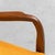 Scandinavian-Style Lounge Chair in Wood and Orange Fabric, 1960s For Sale - Image 6 of 13