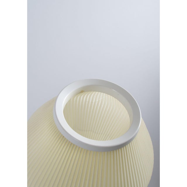 Black Danish Wall Lamp with Wooden Arch and Pearl Shade Lampshade, 1960s For Sale - Image 8 of 10