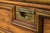 Brown Mid-Century Hollywood Regency Campaign Carved Walnut Faux Bamboo Nightstand by Stanley, Circa 1960s For Sale - Image 8 of 15