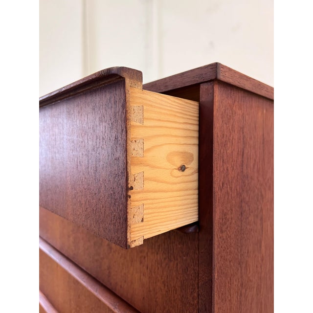 Danish Teak Chest of Drawers For Sale - Image 9 of 11