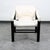 1960s Mid Century Danish Modern Lounge Chair Set White Black Leather Skipper Safari For Sale In Sacramento - Image 6 of 12