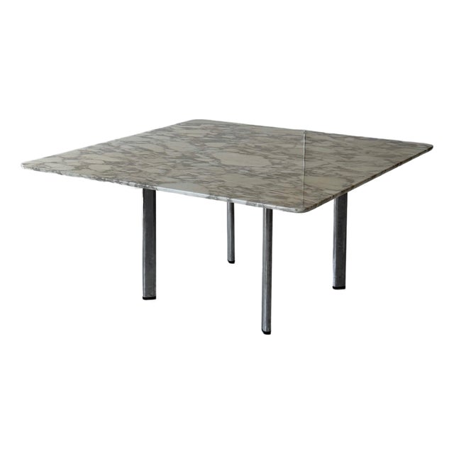 1980s Marble Racetrack Dining Table by Joseph D’Urso for Knoll For Sale