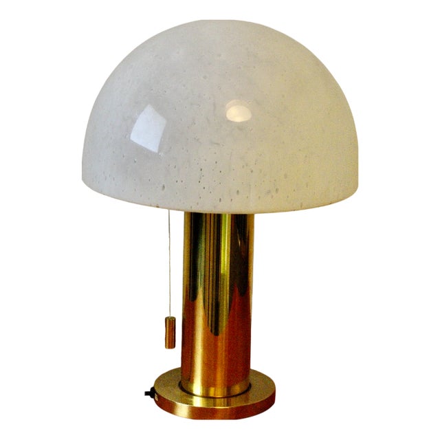 Mushroom Table Lamp from Glasshutte Limburg, 1970 For Sale