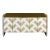 Mirrored Chevron Herringbone Credenza Attributed to Ello , Circa 1970's For Sale