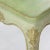 Wood Vintage Mint Green English Hand Carved Side Table For Sale - Image 7 of 13