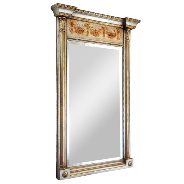 La Barge Beveled Mirror by La Barge, Italy 1960s Trumeau For Sale - Image 4 of 14