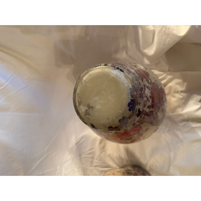 Pair of 19th Century Decalcomanis Vases For Sale - Image 12 of 12
