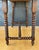 Elegant Spanish side table crafted in solid wood, featuring beautifully turned barley twist legs connected by matching...