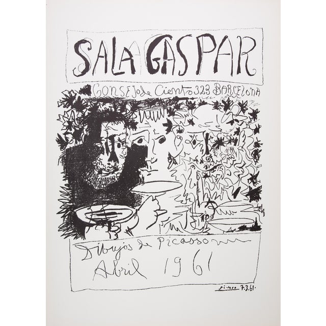 Pablo Picasso, Exhibition of Drawings, Original Signed Lithograph For Sale