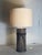 Large Pencil Reed Rattan Bamboo Pillar Lamp Table from Vivai Del Sud, Italy, 1970s For Sale - Image 9 of 16
