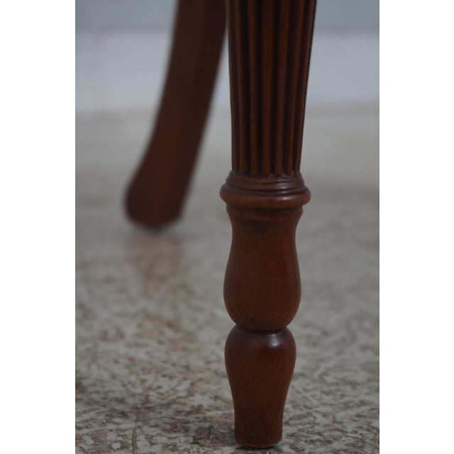 Set of 6 Hickory Chair Mahogany Open Armchairs For Sale - Image 12 of 17