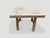 Contemporary Andrianna Shamaris Bleached Teak Wood Stool or Side Table For Sale - Image 3 of 6
