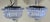 Contemporary Matching Pair of Vintage-Style Crystal Flush Mount Ceiling Lights / Chandelier For Sale - Image 3 of 14