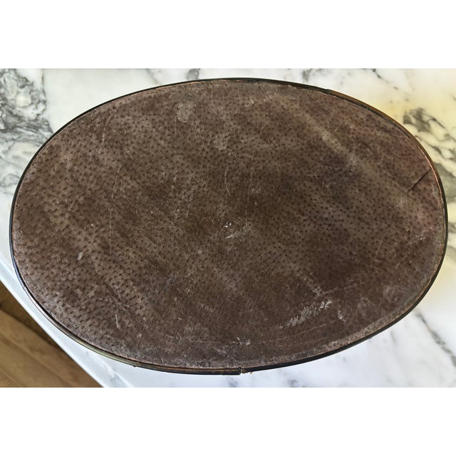 Antique Edwardian Leather Collar Box - Gentleman's Travel Case For Sale - Image 12 of 12