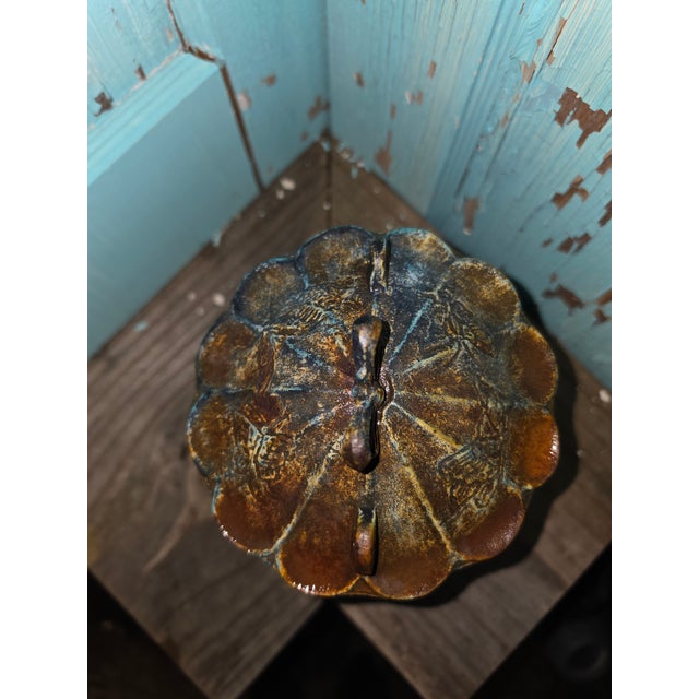 Antique Japanese Cast Iron Tea Garden Lantern. For Sale - Image 9 of 12