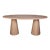 Cône Travertine Dining Table 78" For Sale
