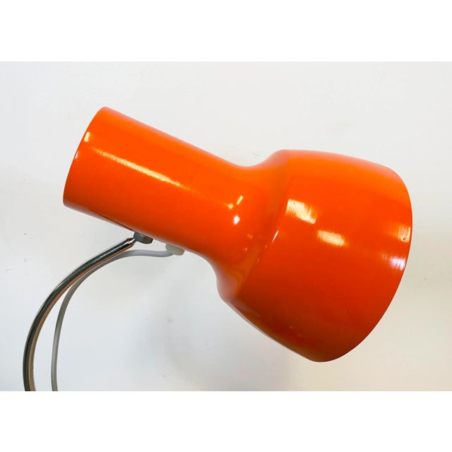Orange Table Lamp by Josef Hurka for Napako, 1960s For Sale - Image 9 of 18