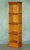 Antique Modular Honey Oak and Gilt Brass Stacking Bookcase with Glazed Retracting Doors For Sale - Image 14 of 18