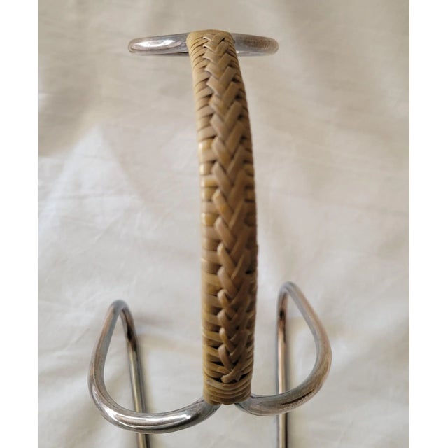 Wood 1940's Art Deco Carl Aubock Wine Bottle Holder For Sale - Image 7 of 11