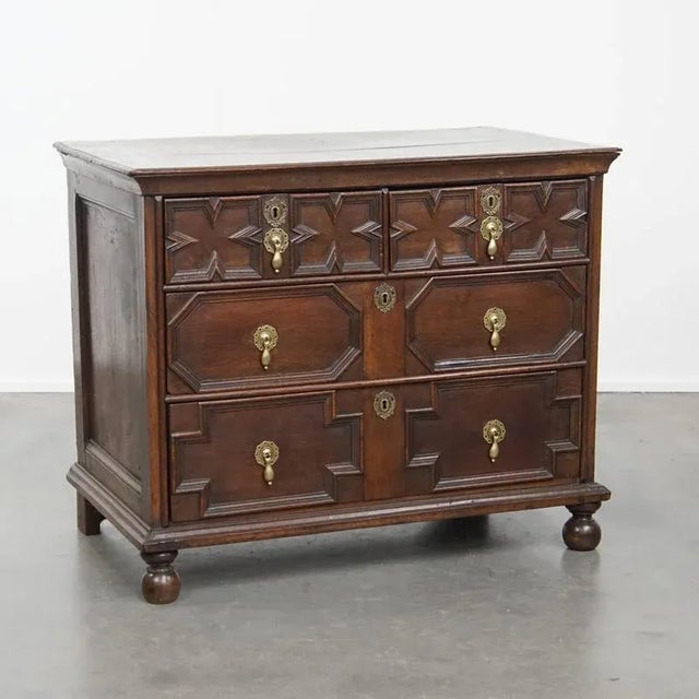 English Chest of Drawers with Paneling For Sale - Image 15 of 15