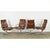 Brown Vintage Eames Herman Miller Soft Pad Leather Armchairs - Set of 4 For Sale - Image 8 of 12