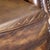 Animal Skin Art Deco Leather Channel-Back Club Chair, English, Ca. 1940 For Sale - Image 7 of 10