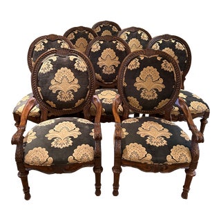 2000s Drexel Heritage Dining Chairs - Set of 8 For Sale