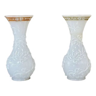 Opaline Vases, Early 20th Century, Set of 2 For Sale