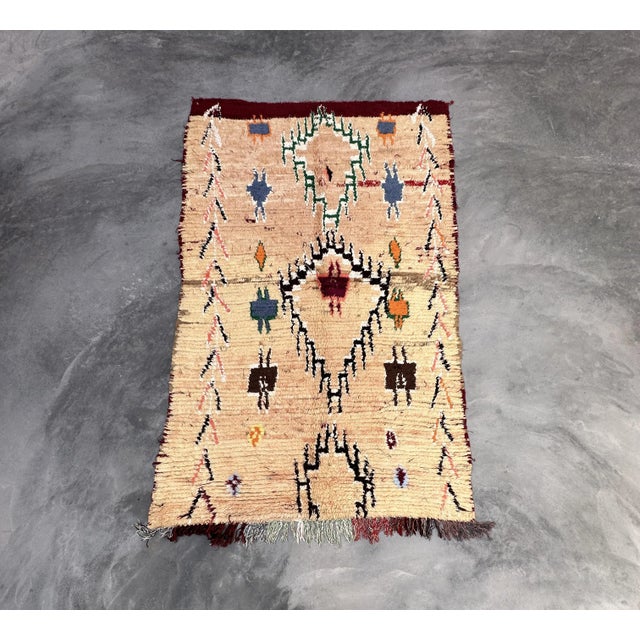 Mid-Century Vintage Moroccan Rug For Sale - Image 10 of 10