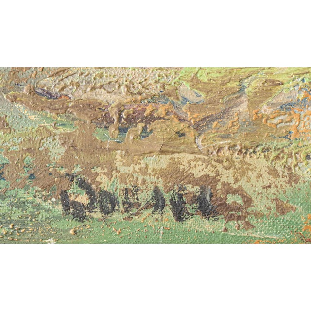 Dutch Impressionist Landscape Oil Painting, Country Path & Farmhouse, by Jacobus Doeser, Early 20th Century For Sale - Image 17 of 18