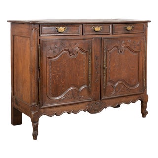 19th Century French Oak Sideboard Buffet For Sale