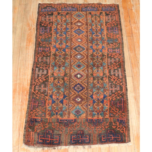 Late 19th Century 19th Century Balouch Scatter Tribal Rug - 2'6" x 4'8" For Sale - Image 5 of 5