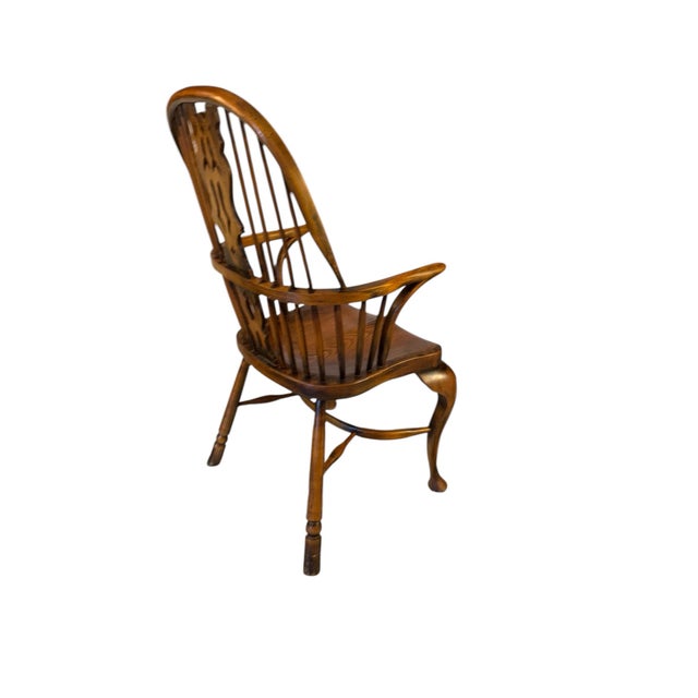 Continental Furniture Company Continental Furniture Company Windsor English Style Dining Chairs - Set of 2 For Sale - Image 4 of 11