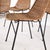 Tan Wicker and Iron Chairs, 1970s, Set of 4 For Sale - Image 8 of 12